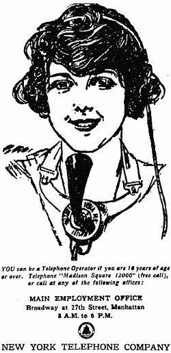 1920 NY Telephone ad