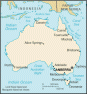 Australia map, from the CIA World Factbook