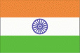 India flag, from the CIA World Factbook