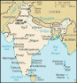 India map, from the CIA World Factbook, click for public domain India maps