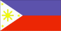 Philippines flag, from the CIA World Factbook