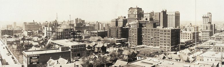 Dallas as seen from the roof of the Butler Brothers building in 1920... click to see Dallas photos at the Library of Congress