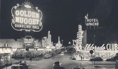 The Golden Nugget in downtown Las Vegas in the 1948...... click for the UNLV Center for Gaming Research photo archive